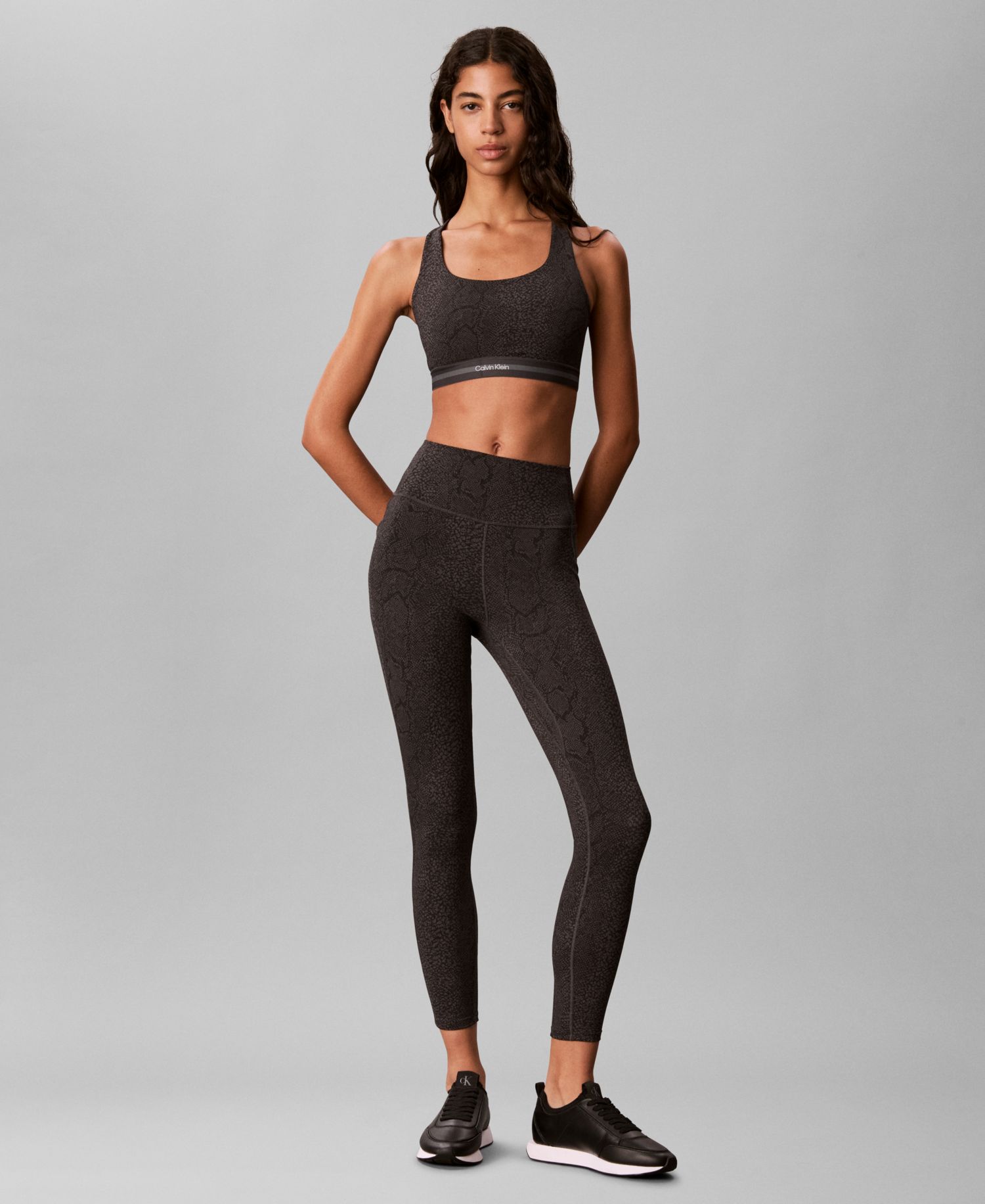 Women's Icon Sport 7/8 Snake-Print High-Rise Leggings