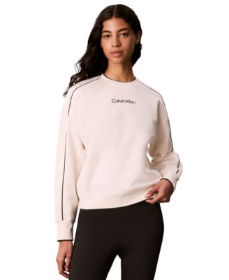 Women's Piped Crew Long-Sleeve Sweatshirt
