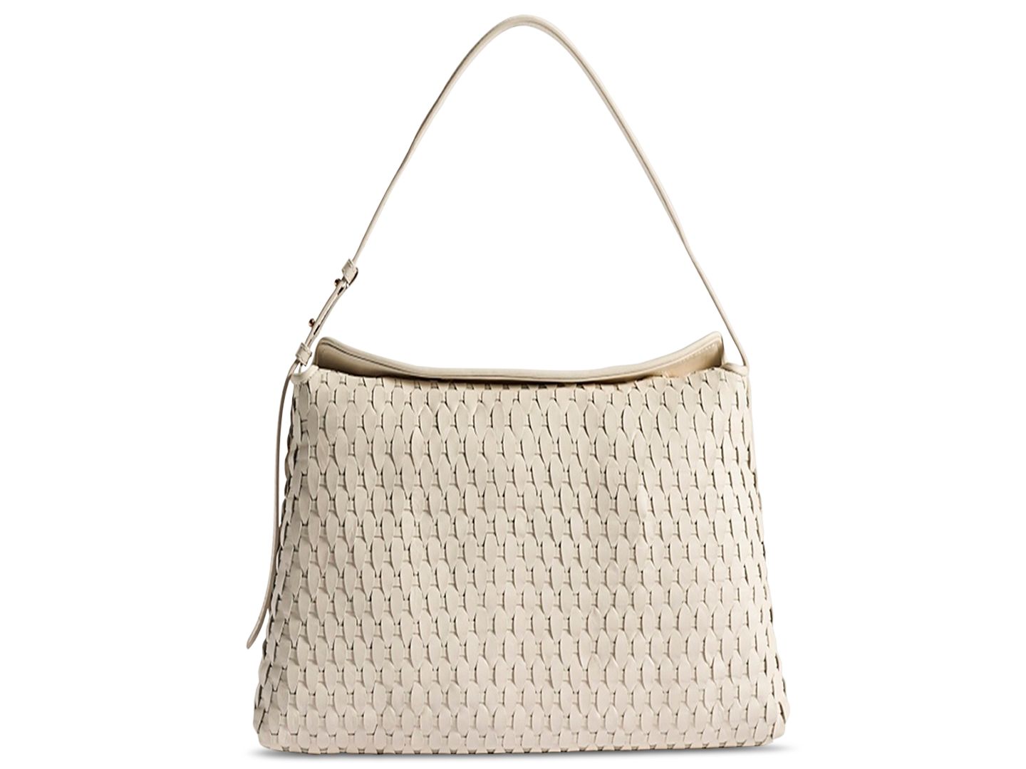 Женская сумка Sam Edelman Petty Extra-Large Leather Shoulder Handbag, цвет: Белый — фото 2