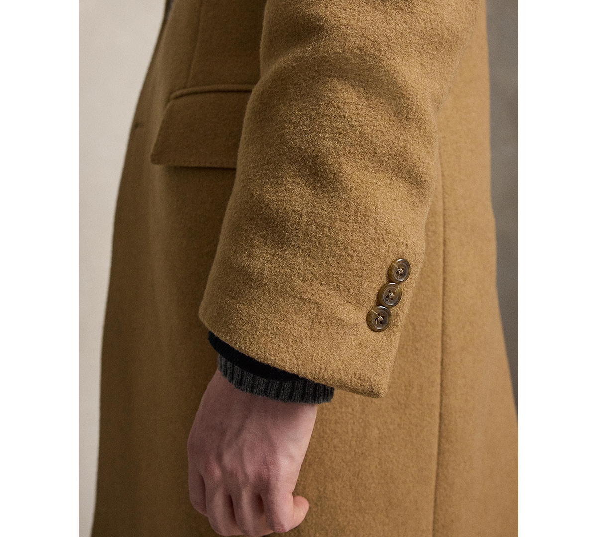 Polo Ralph Lauren Men's Tailored Melton Topcoat