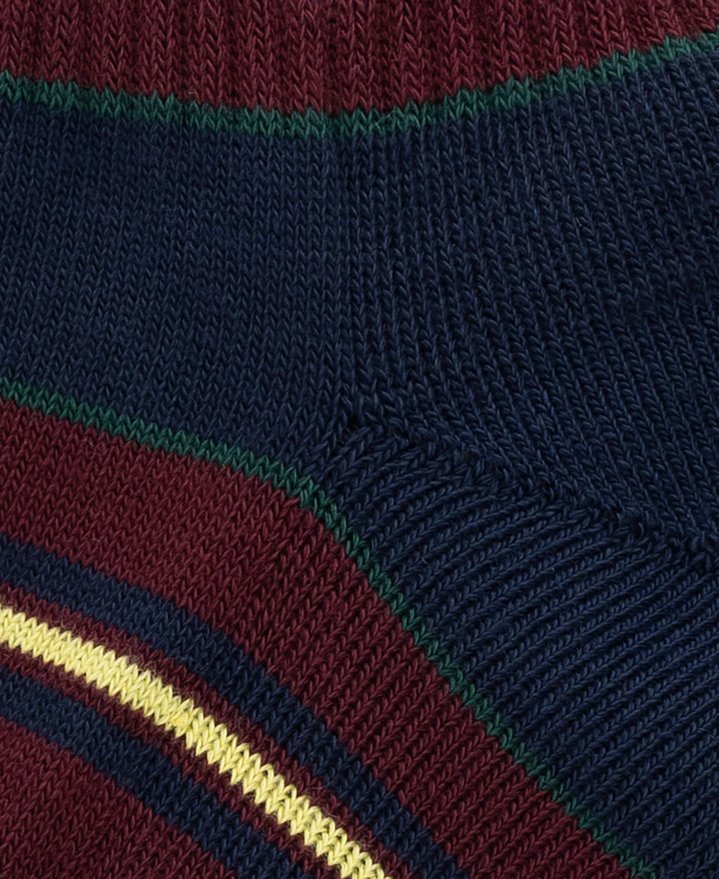Носки Arch для мужчин, укороченные, в рубчик, 6 шт. — Polo Ralph Lauren, цвет: Тёмно-синий / Винный — фото 4
