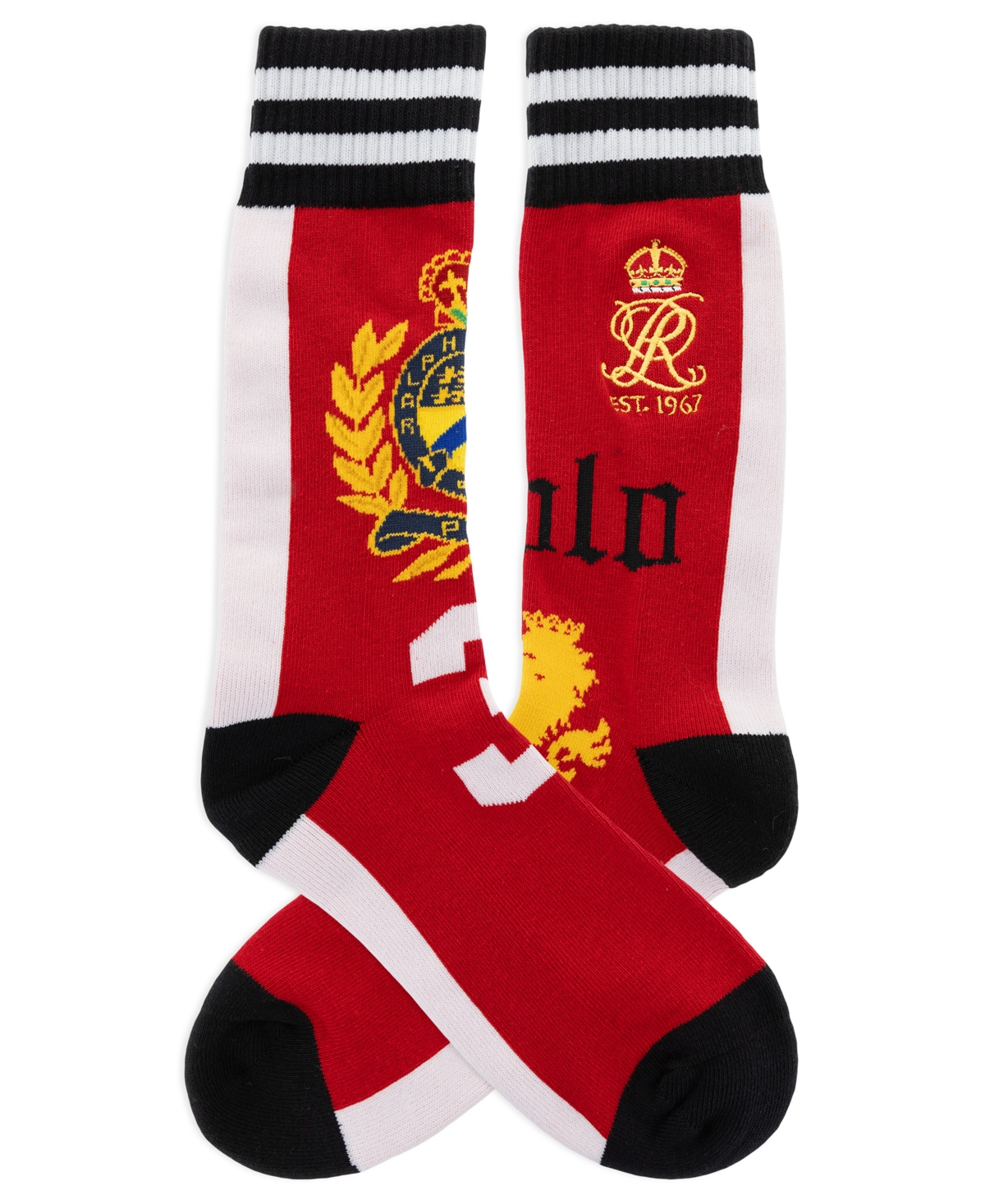 Polo Ralph Lauren Men's Graphic Single Embroidered Crew Socks