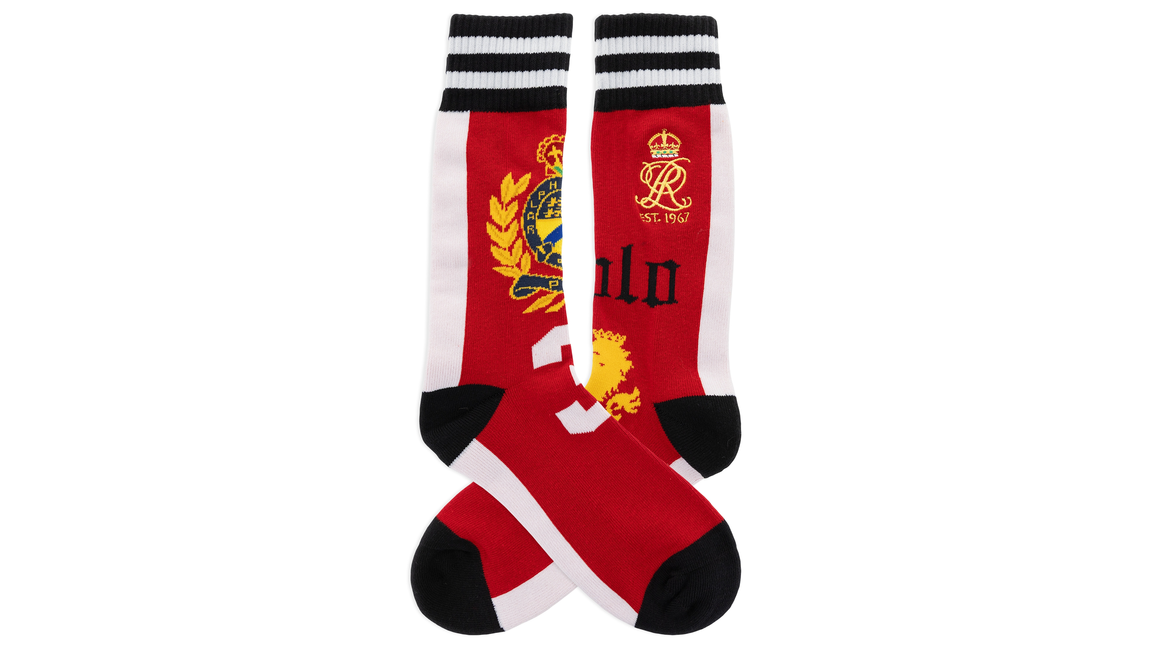 Polo Ralph Lauren Men's Graphic Single Embroidered Crew Socks
