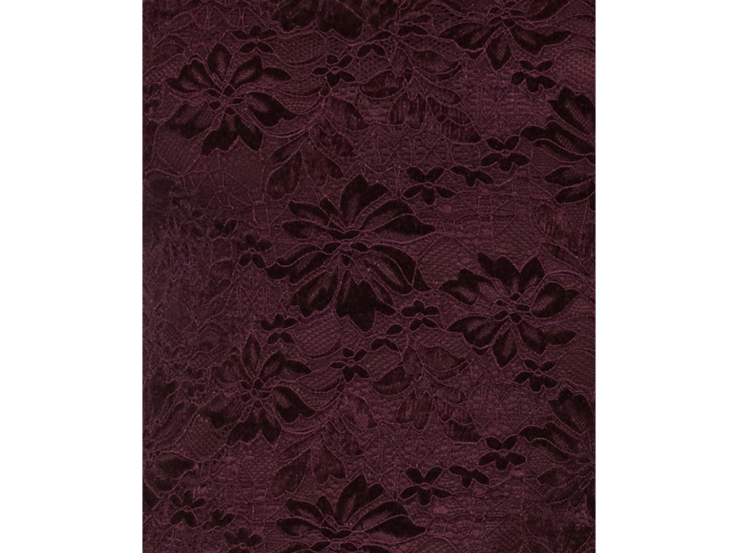 Женское платье Alex & Sophia Juniors' Burnout Lace V-Neck, цвет: Баклажановый — фото 7