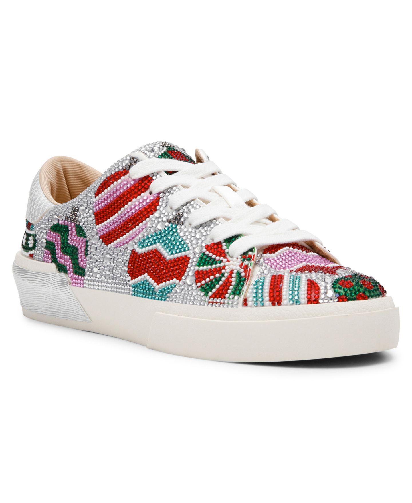 Женские кроссовки Betsey Johnson Calle Holiday Lace-Up, цвет: Ornaments — фото 1