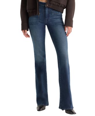 Women's Good Legs Mid-Rise Flare Stretch-Denim Jeans