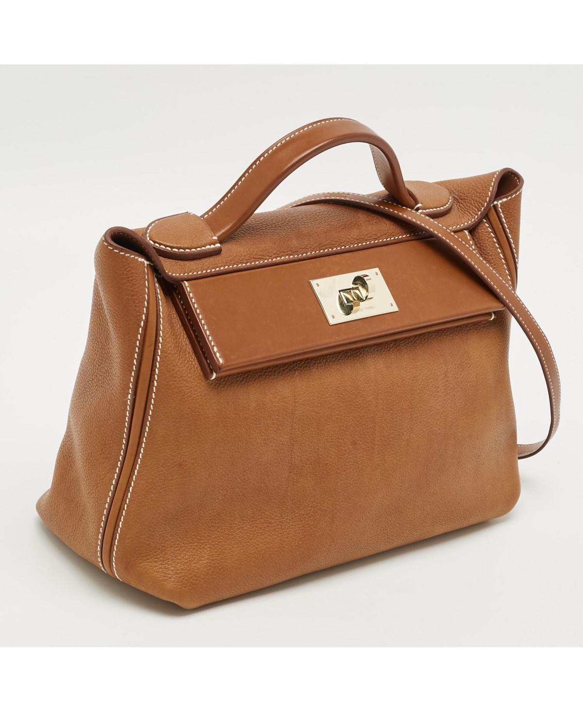 Pre-Owned Hermes women's Kelly Moove Swift Leather Crossbody Bag