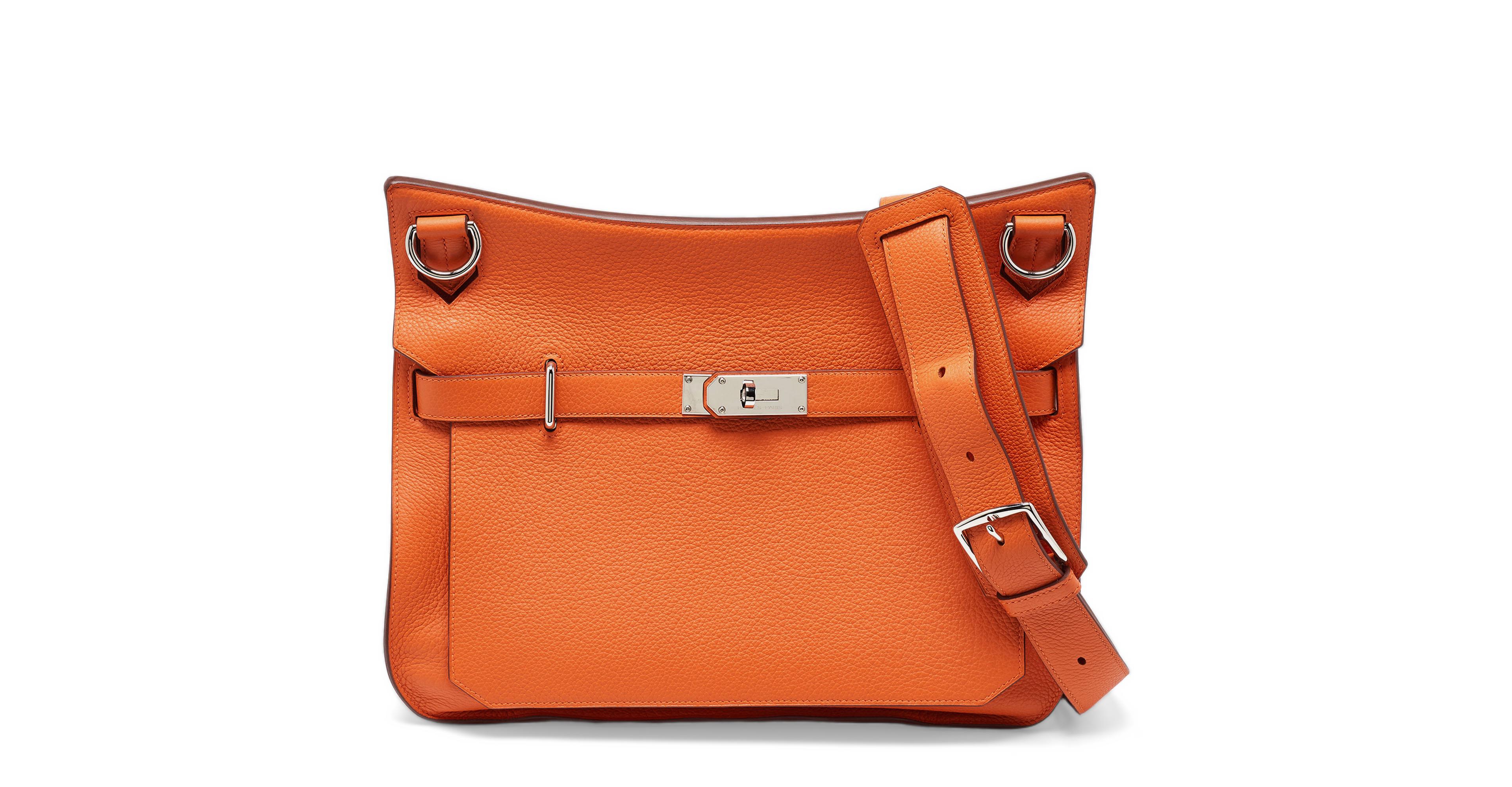 Pre-Owned Hermes Togo Leather Palladium Finish