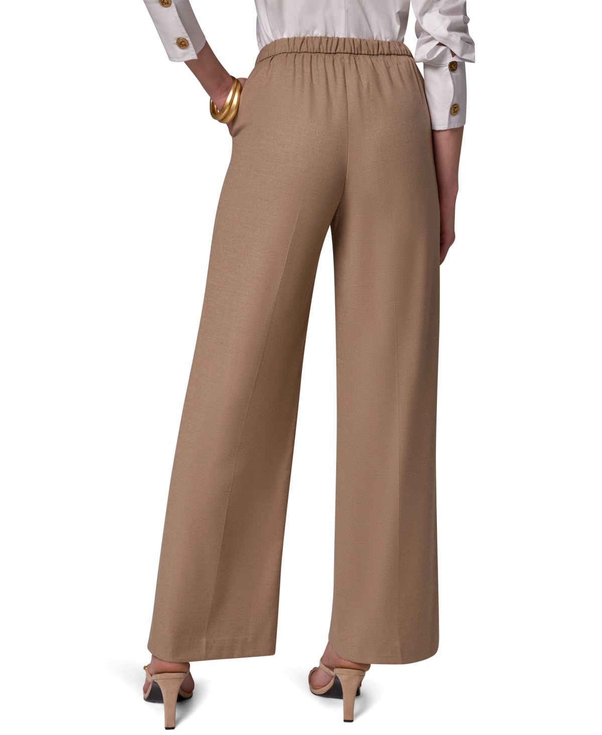Donna Karan New York Women's Wide-Leg Elastic-Back Pants