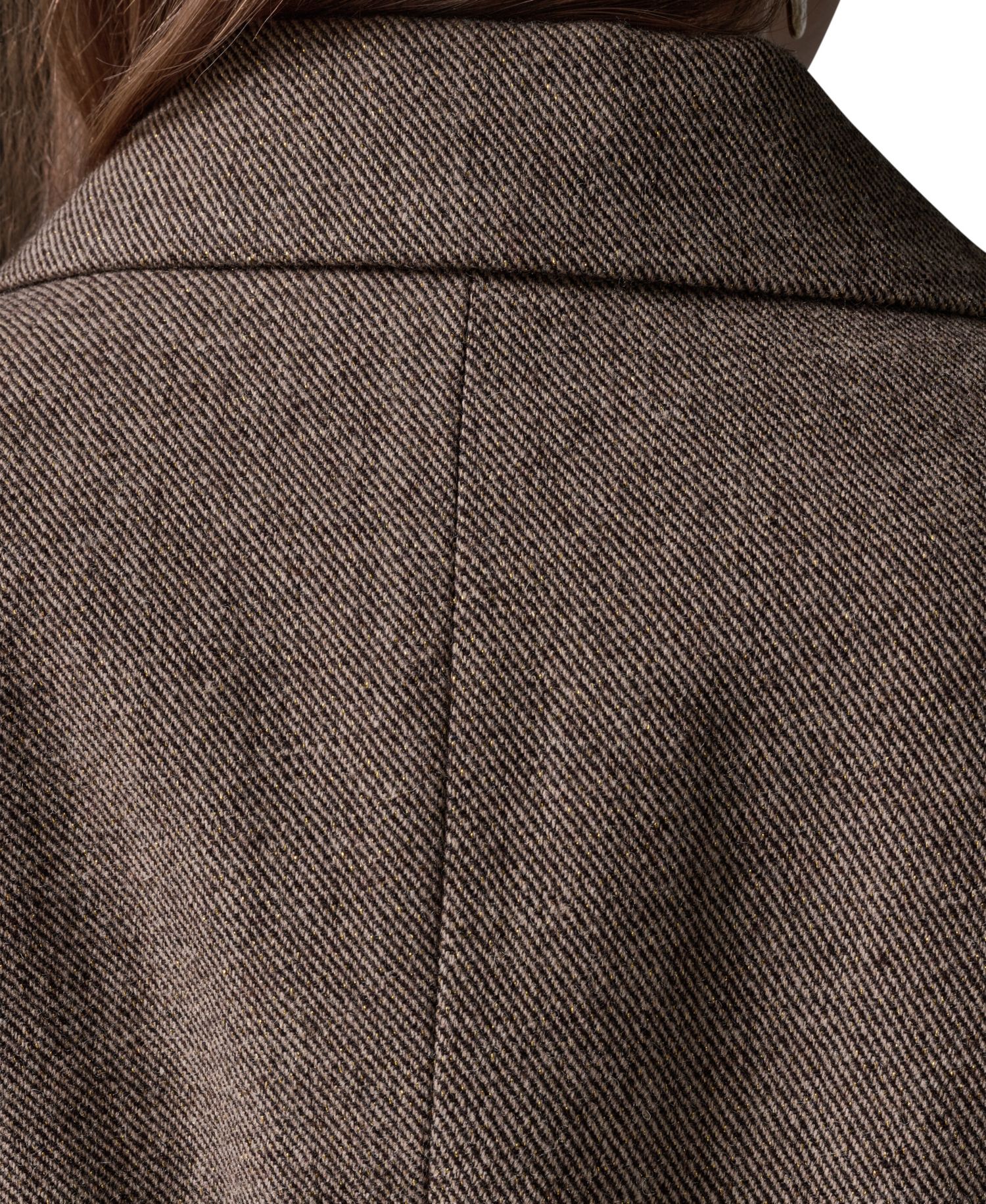 Women Cropped Shoulder-Padded Belted Blazer
