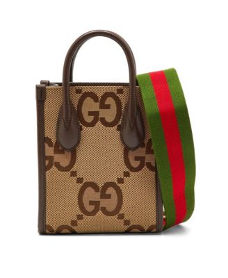Bamboo Shopper Leather Tote