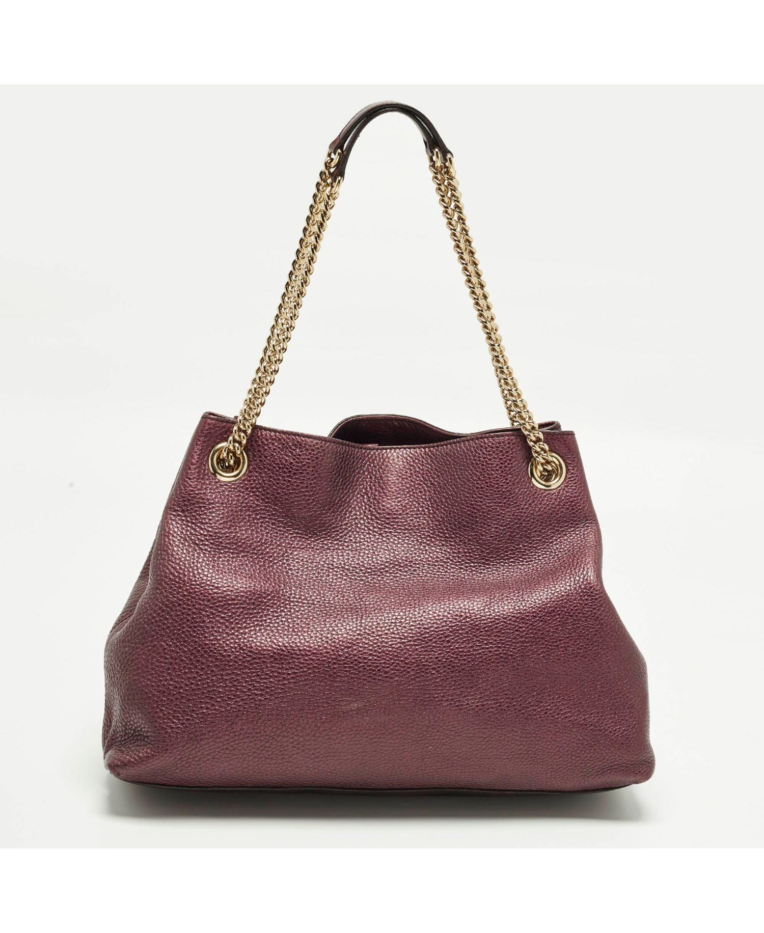 Bamboo Shopper Leather Tote