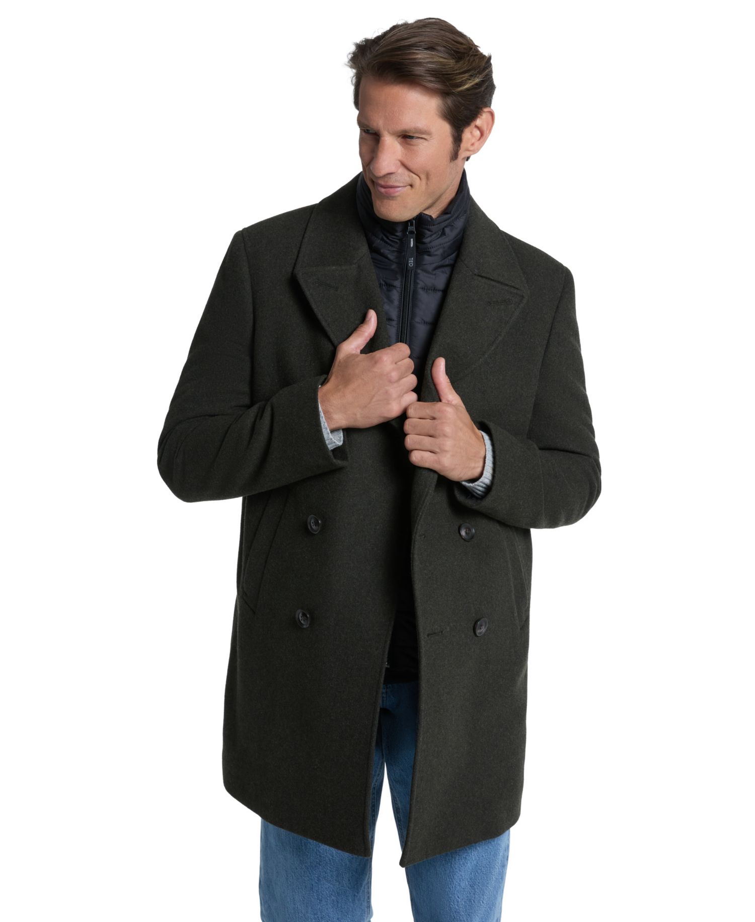 Men's Modern-Fit Peacoat