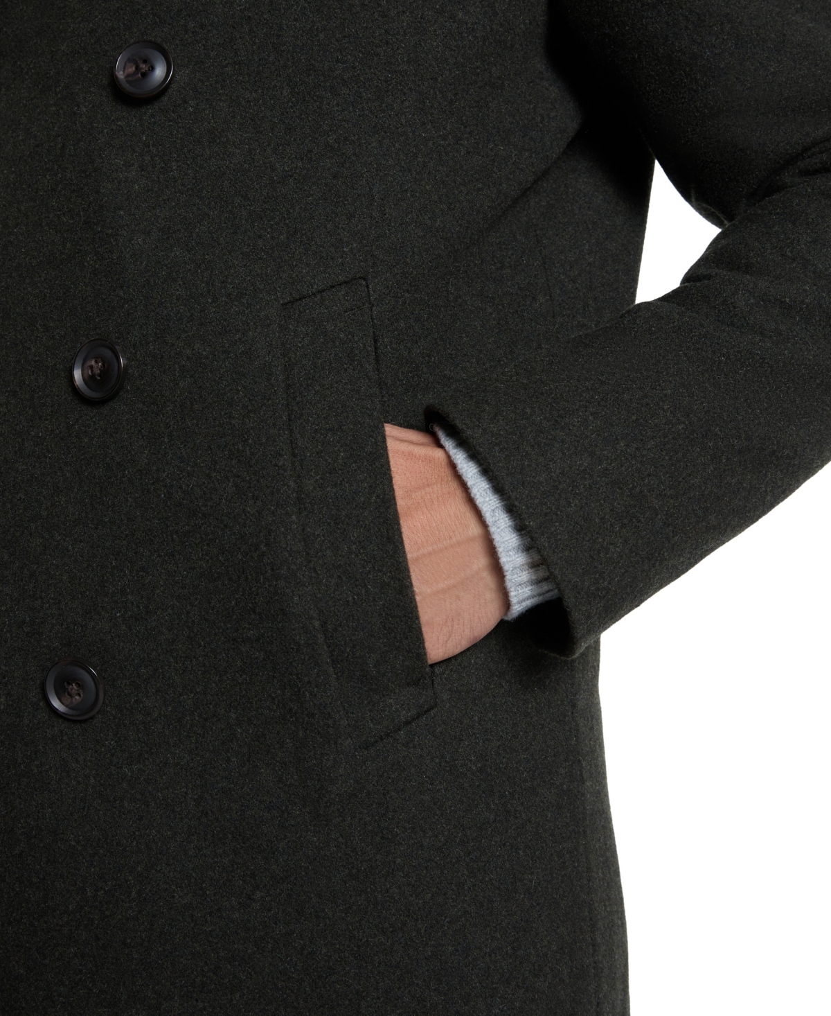 Ted by Baker Men's Modern-Fit Peacoat