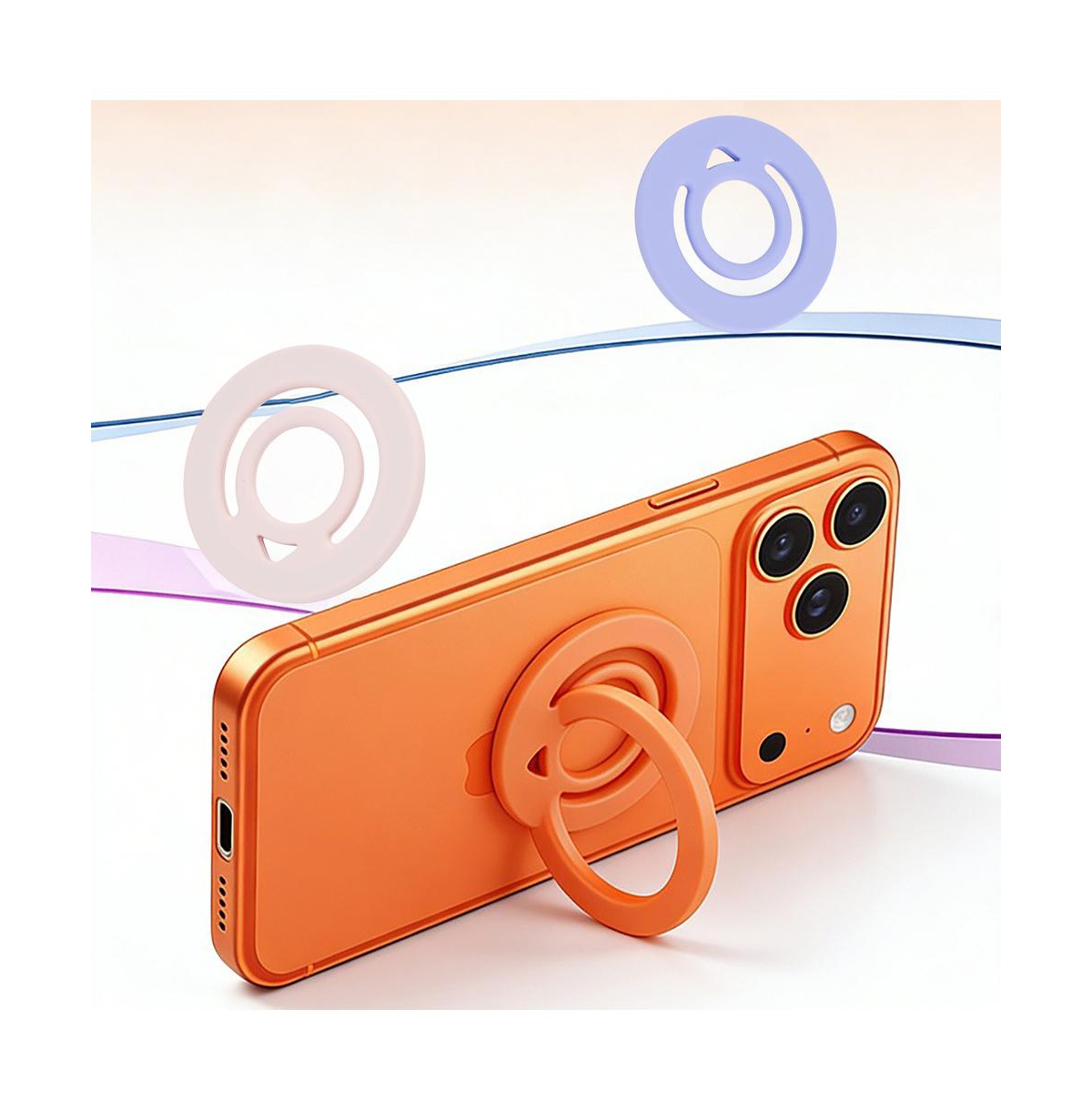 Artudatech Double-Sided MagSafe Magnetic Phone Ring Holder, Compatible with iPhone 12-17 Phones