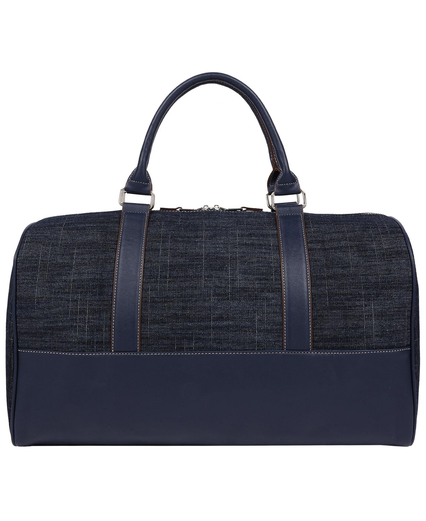 Женская сумка True Religion Horseshoe Quilting Denim Weekender Duffel, цвет: Тёмный джинсовый — фото 4