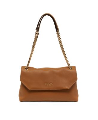 Women's Doux Soft Leather Chain Shoulder Bag