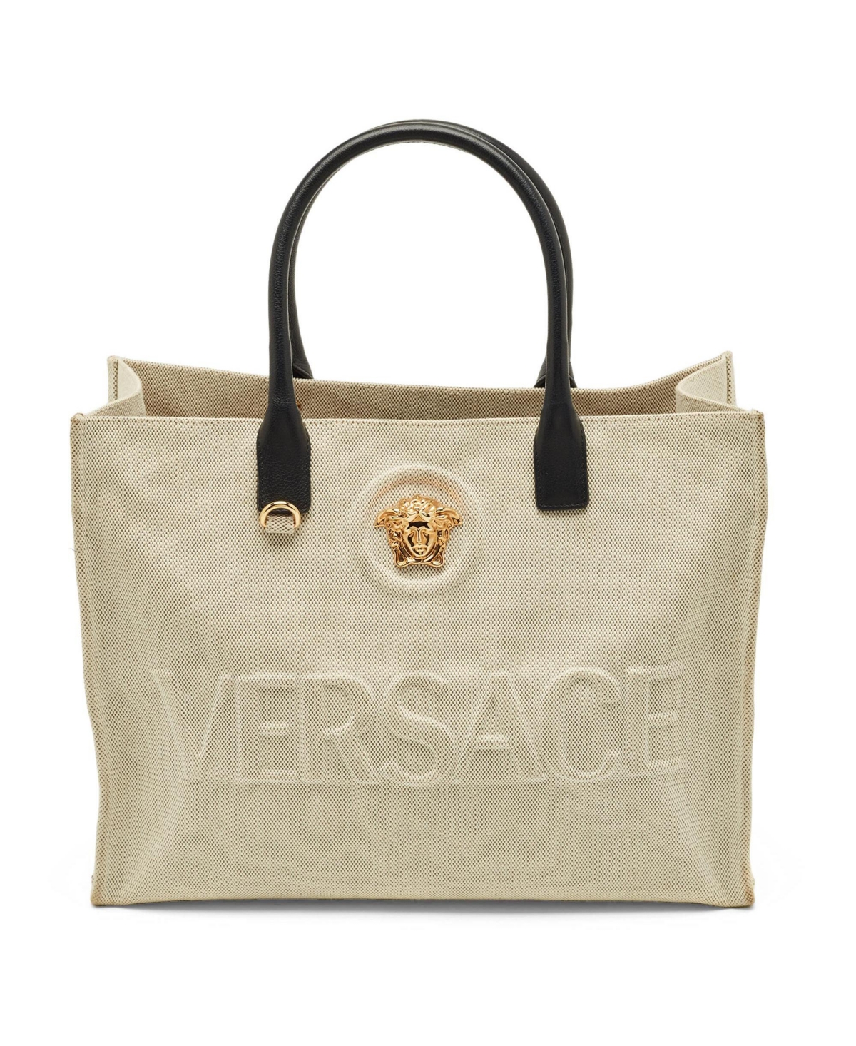 Pre-Owned Versace Women's La Medusa Canvas Tote