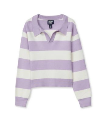 Girls Long Sleeve Rugby Sweater