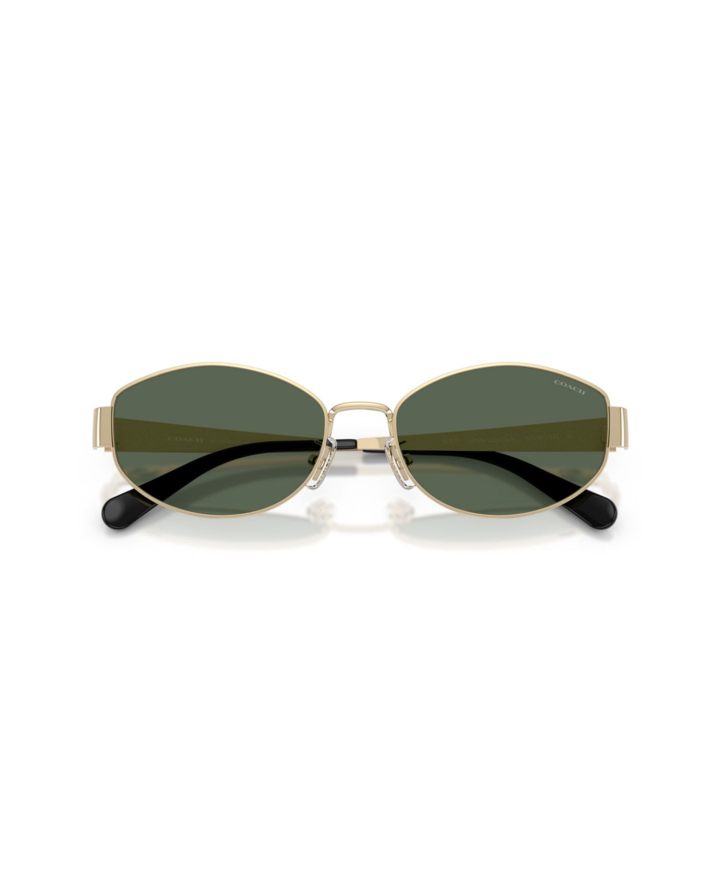 Женские солнцезащитные очки COACH Sunglasses, CDP44 HC7192D, цвет: Блестящий золотой — фото 9