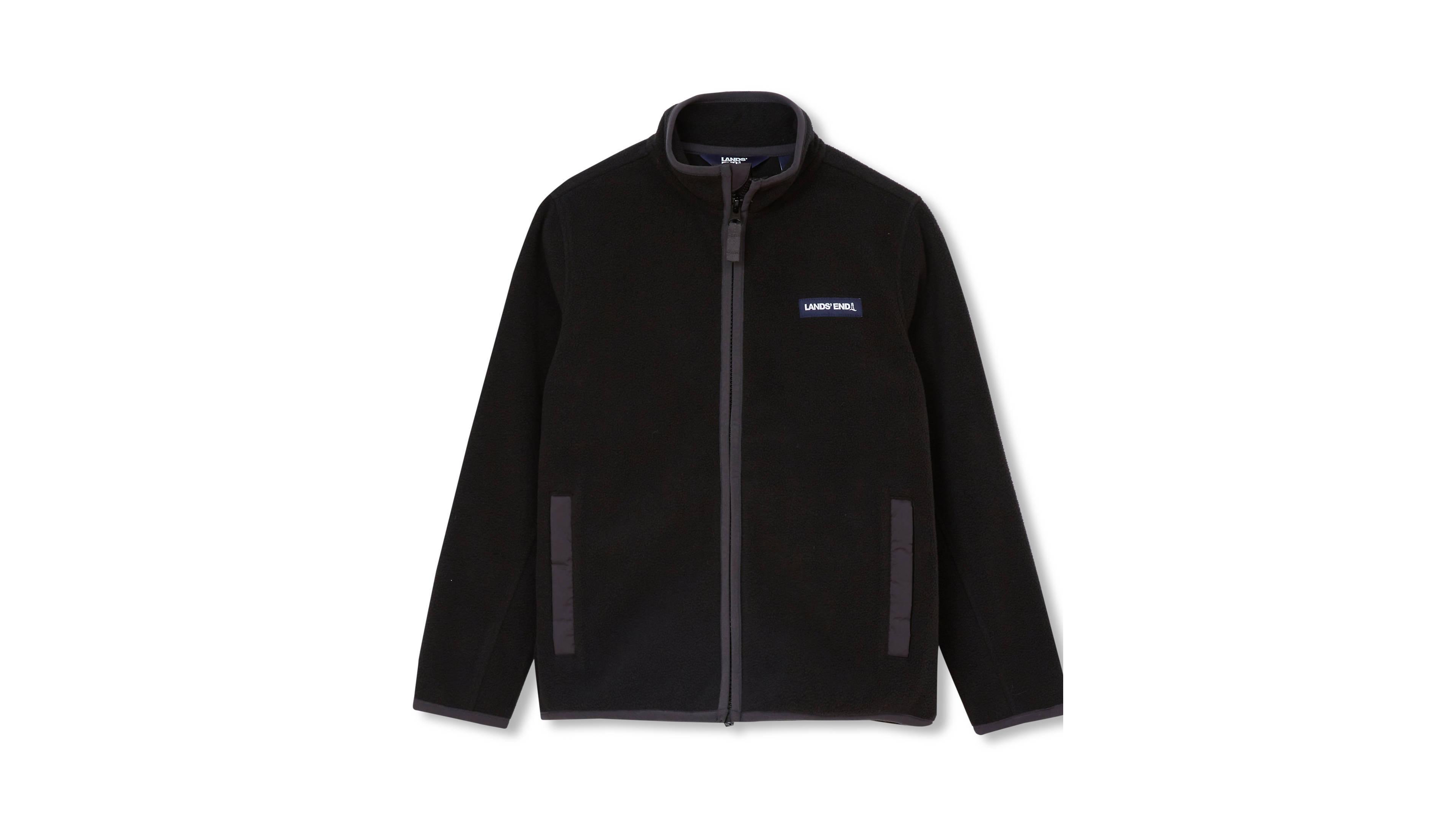 Lands' End Girls Anyweather Fleece Full Zip Jacket