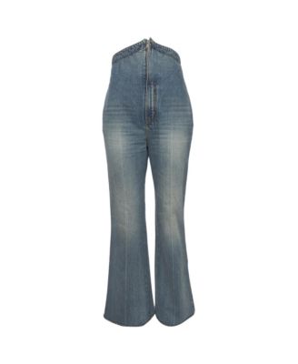 Women's Denim Fold Over Jeans