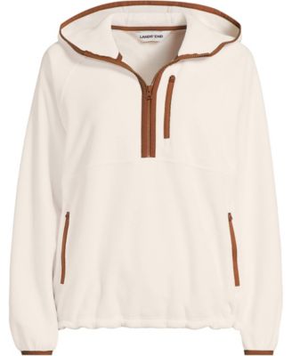 Plus Size Anyweather RainDefense Hooded Half Zip Fleece Pullover