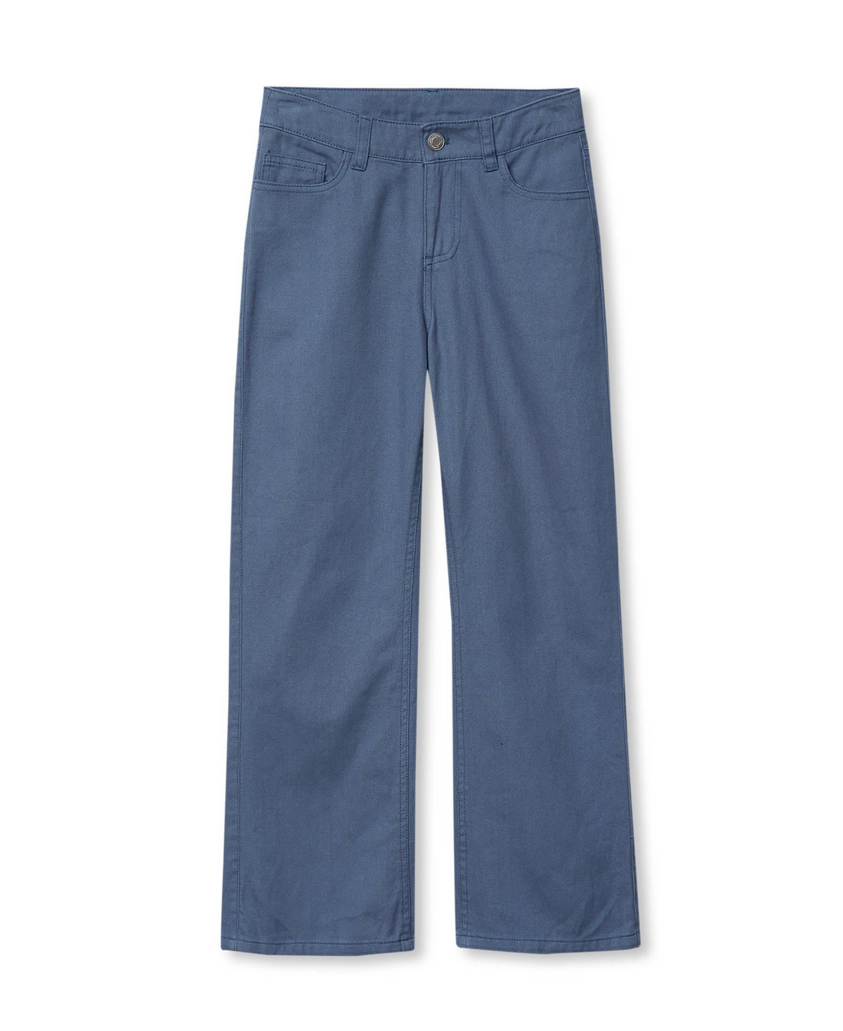 Lands' End Big Girls Wide Leg Twill Pants
