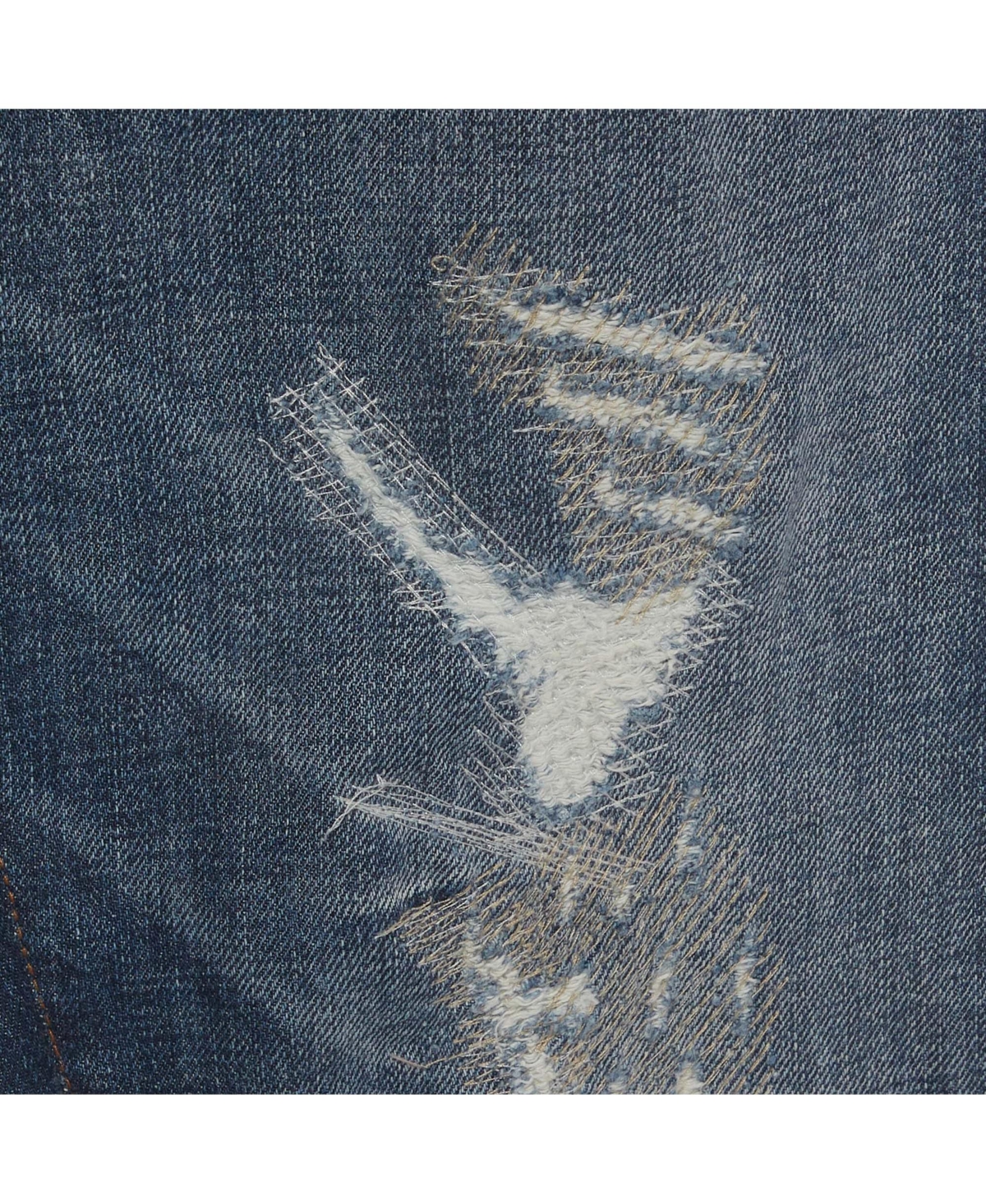 Pre-Owned Dolce & Gabbana Women's Distressed Denim Capri Jeans