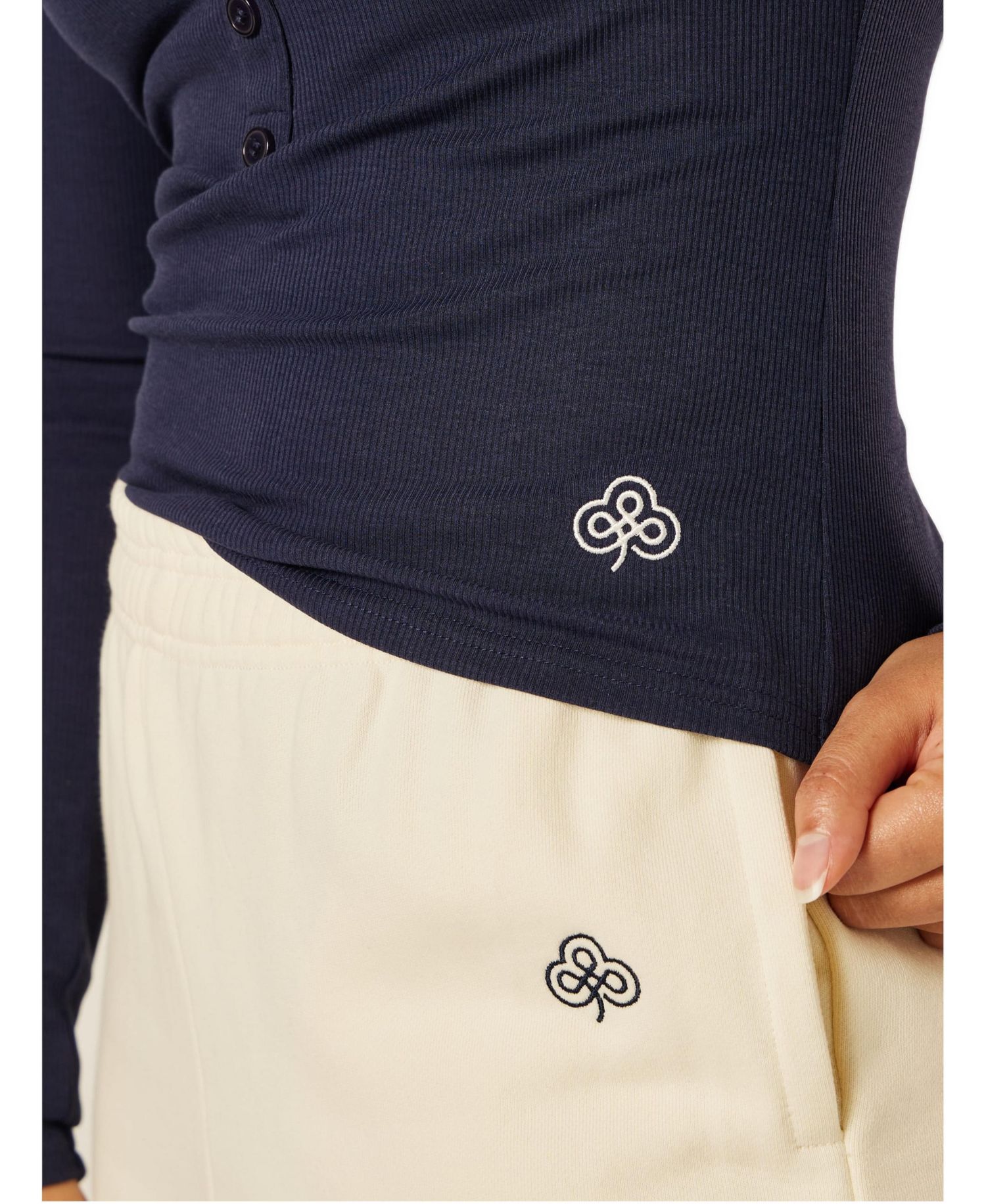 Women's Essential Long-Sleeve Henley T-Shirt