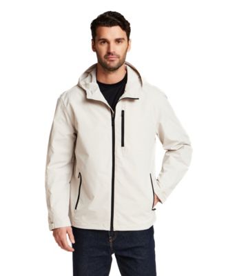 Men's Honey Lux Lightweight Hooded Zip-Front Rain Jacket
