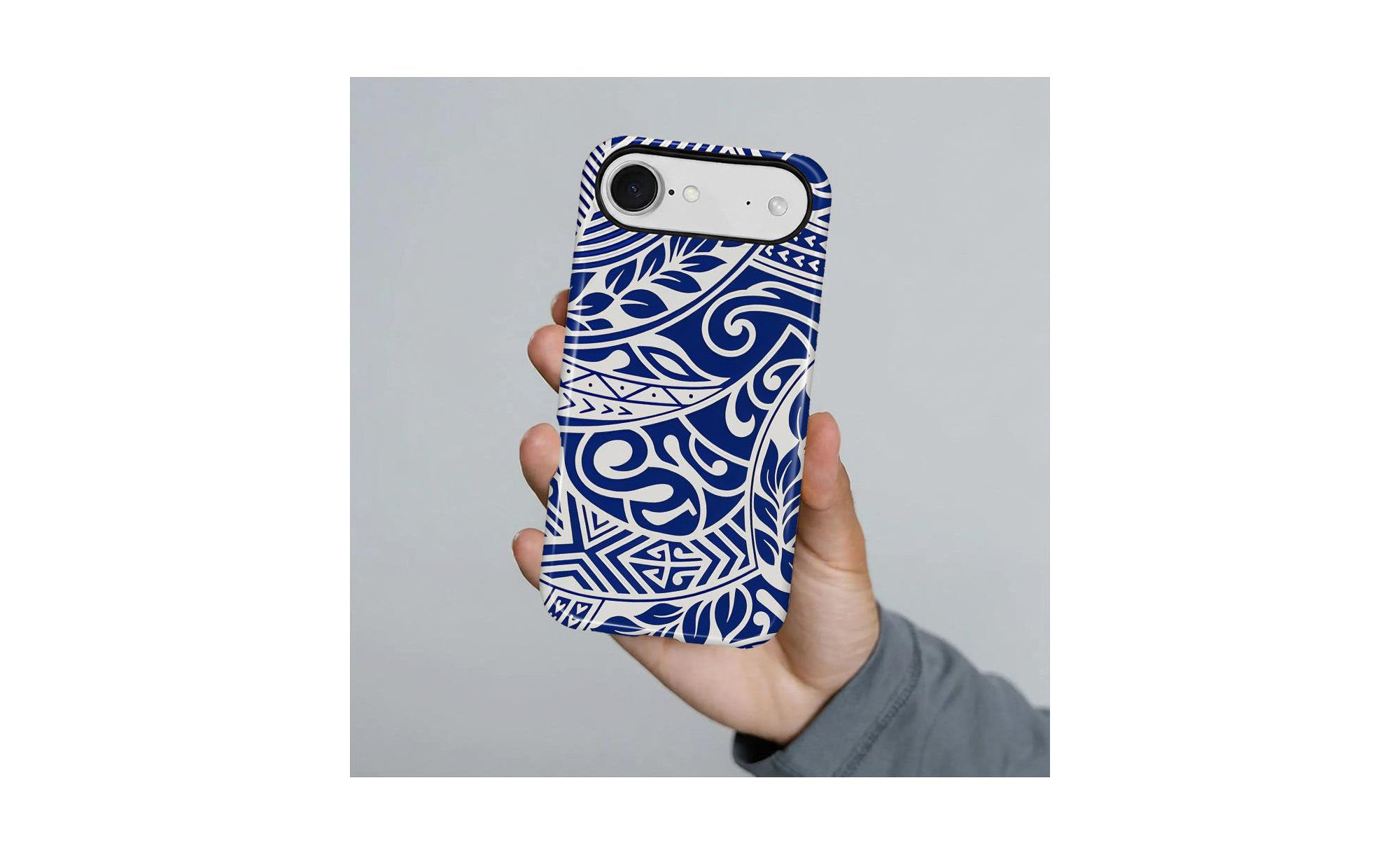 Ocean Tribal Flow Dual-Layer Shockproof Case for iPhone 16 Pro Max — Image 10
