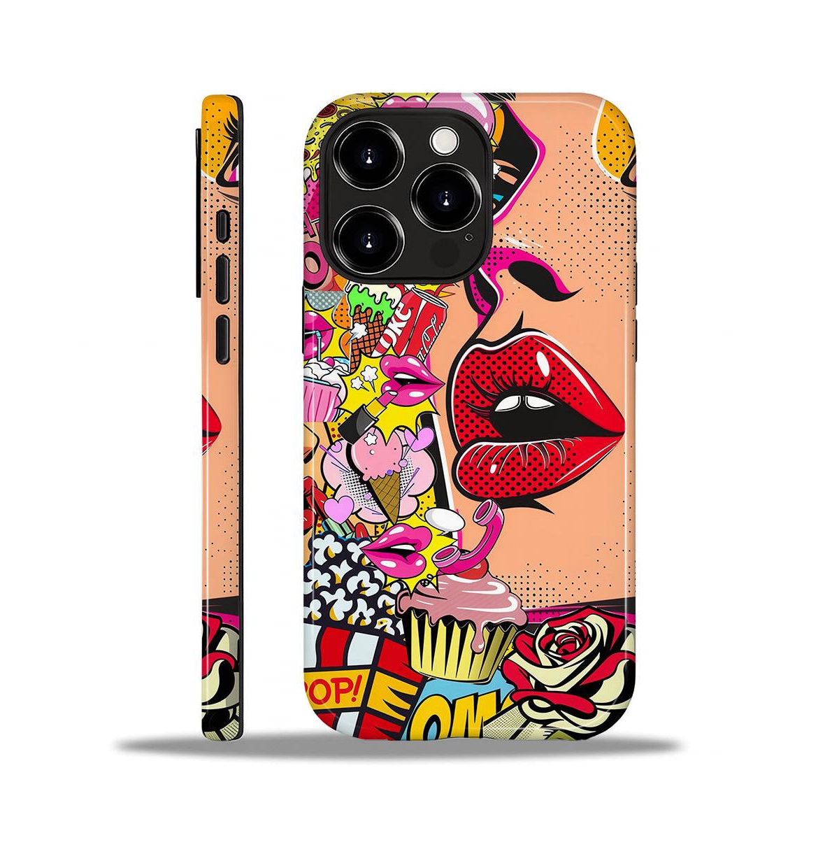 Lisen Sweet Temptation Dual-Layer Phone Case Compatible with Apple iPhone 15 Pro Max - Open Miscellaneous 964