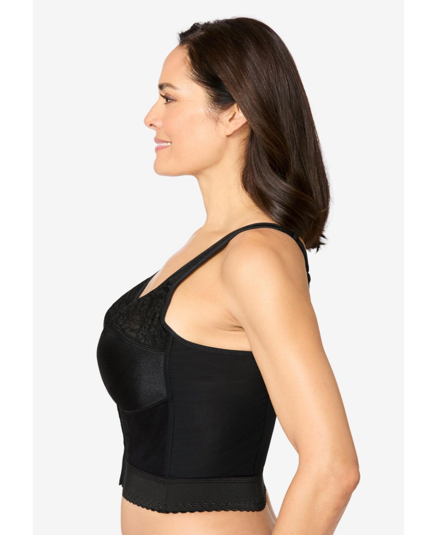 Women's Easy Enhancer Wireless Longline Posture Bra