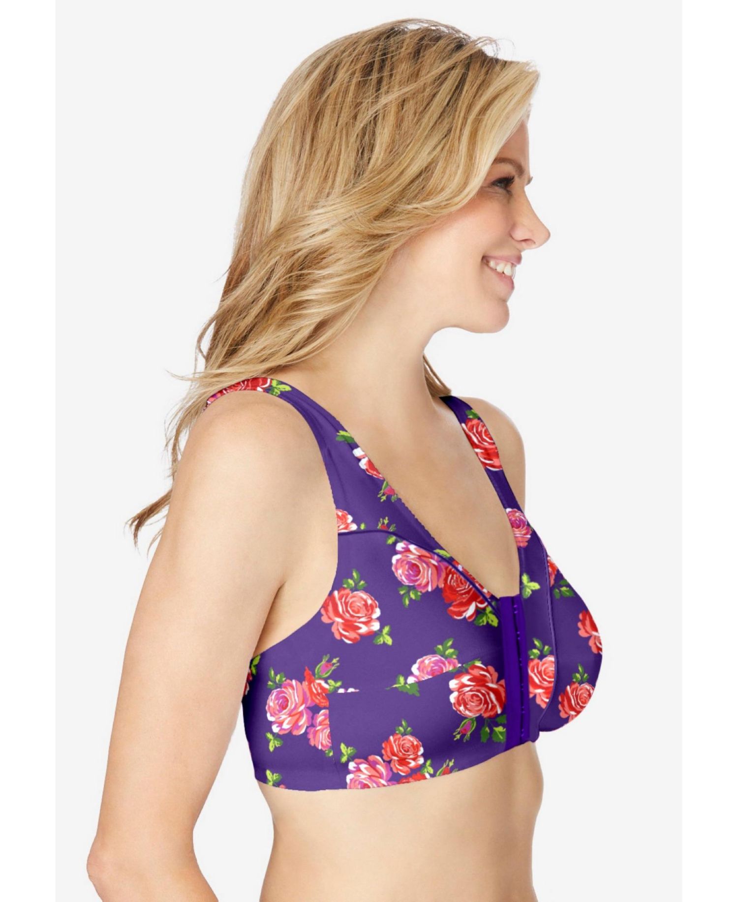 Women's Front-Close Wireless Bra