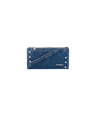 Women's Large Denim Wallet 100% Cotton