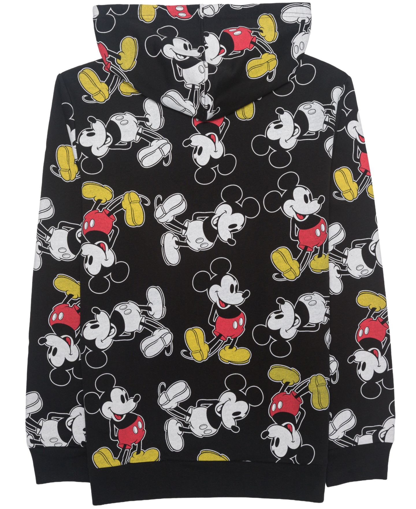 Мужское худи Hybrid Apparel Mickey Graphic Pullover, цвет: Чёрный — фото 2