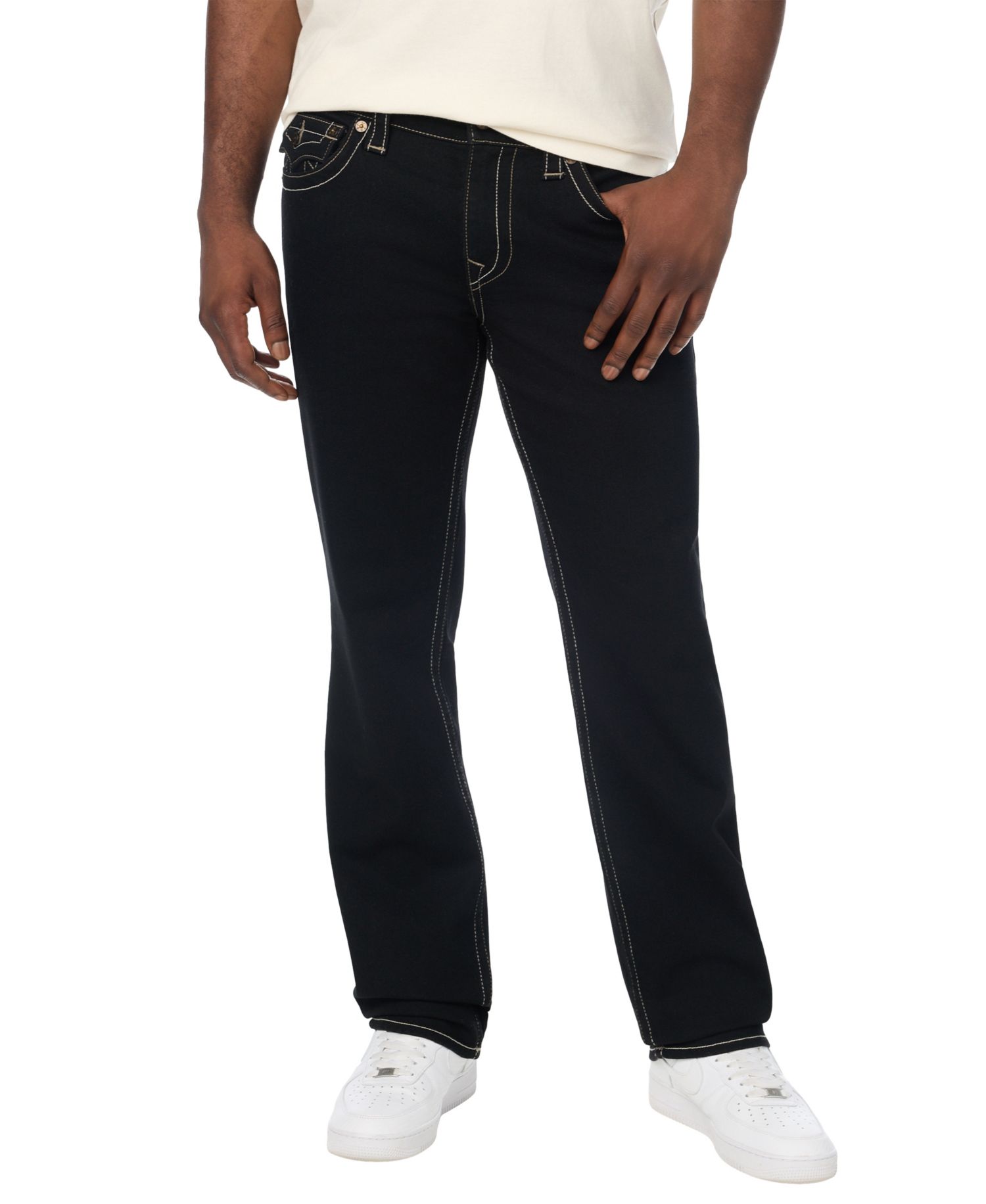 Men's Ricky Straight-Leg Flap Pocket Jeans