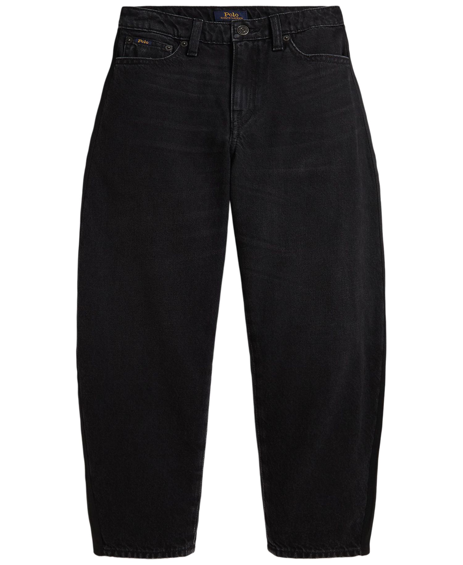 Girls' 7-16 Relaxed Curved-Tapered Denim Jeans