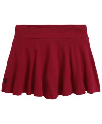 Girls' 2T-6 Stretch-Mesh Pull-On Skort
