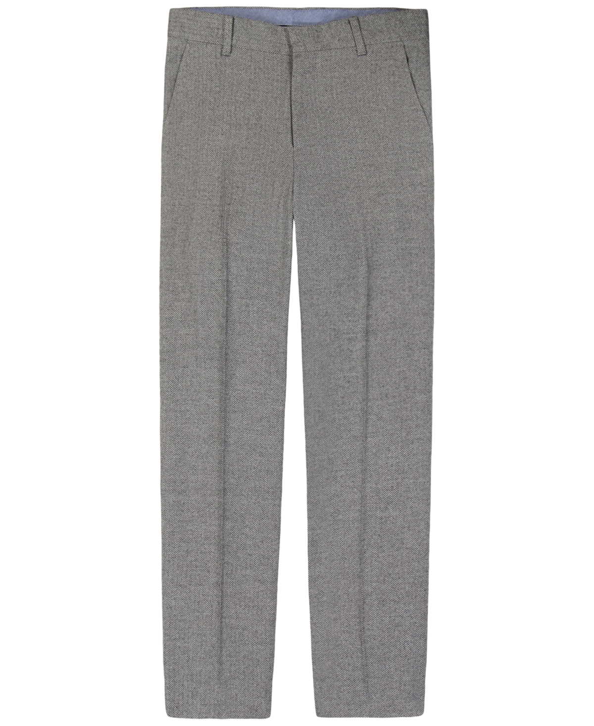 Tommy Hilfiger Boys' 8-20 Brushed Herringbone Straight-Leg Pants - Gray Heather