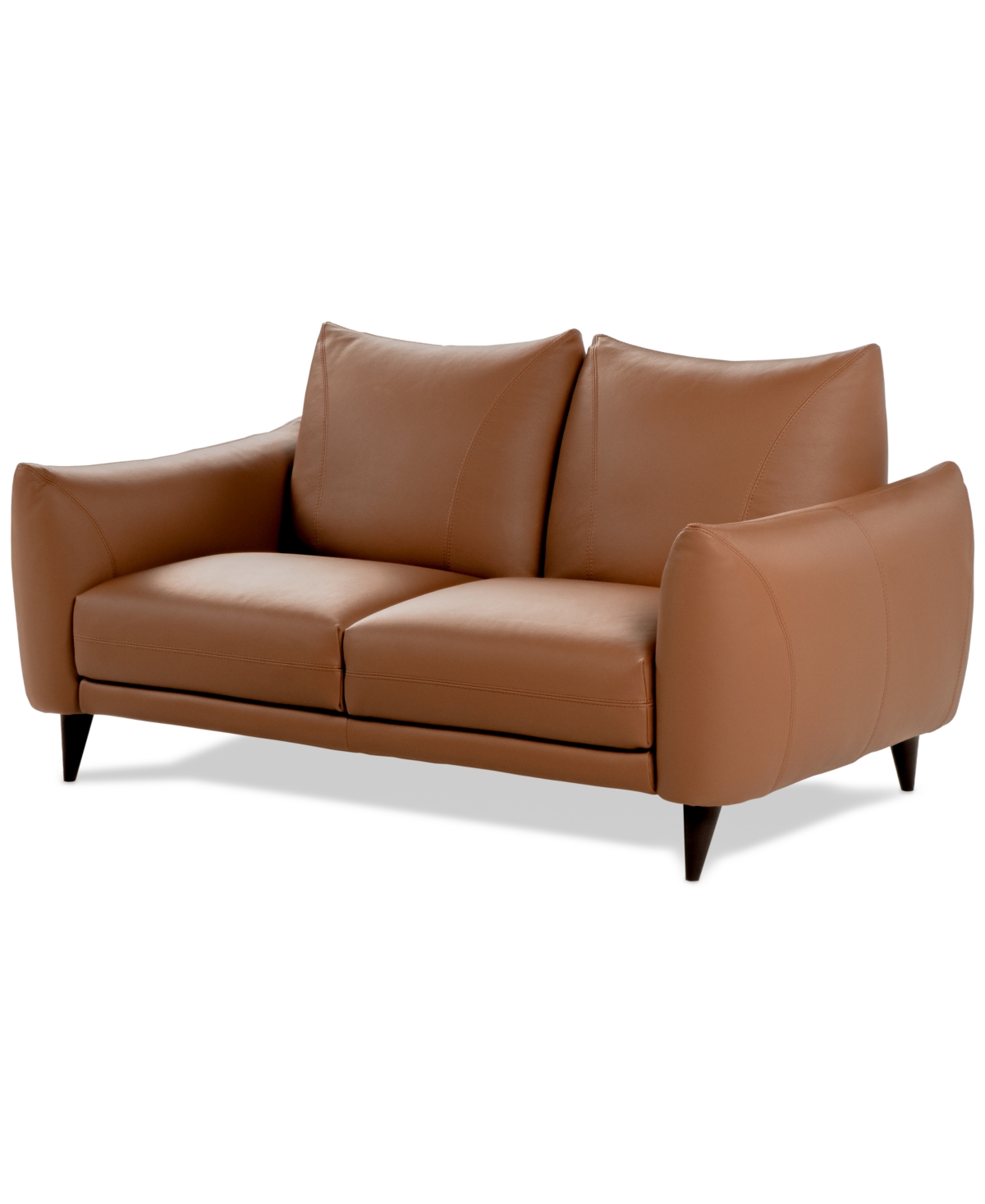 Nicoletti Home Alpino Leather Loveseat, Macy's Exclusive