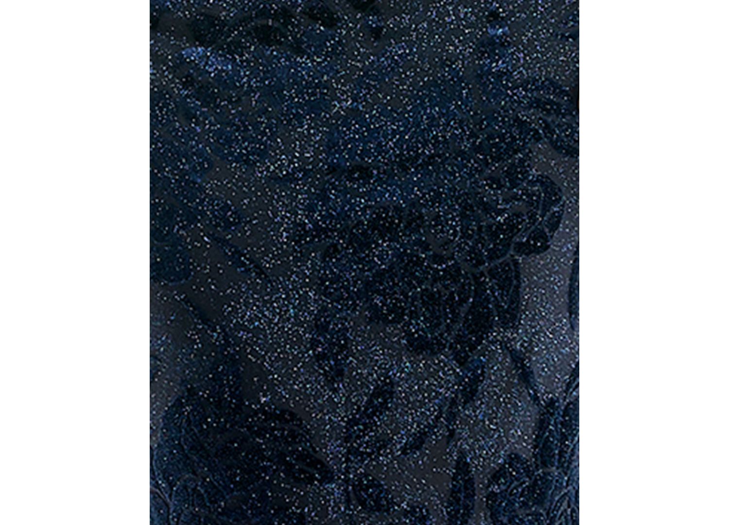 Juniors' Glitter Burnout Velvet Floral Dress