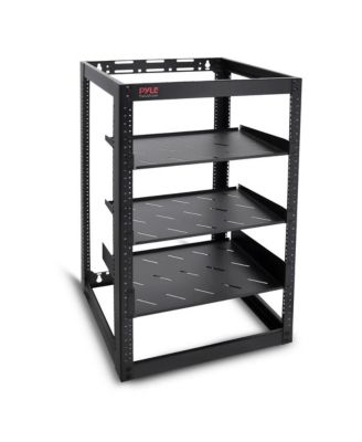 20U Network Cabinet Open Frame Wall Mountable Rack Compatible with 19" Equipment