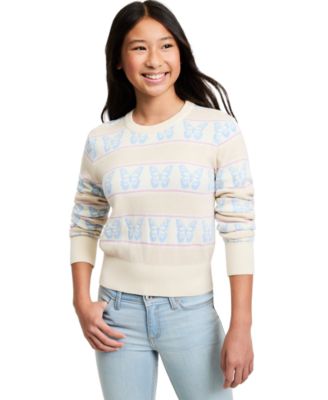Girls' 5-18 AFG Intarsia Sweater