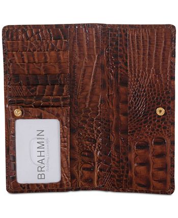Brahmin Denim Cruz Leather Ady Wallet - Fickle Moon Boutique