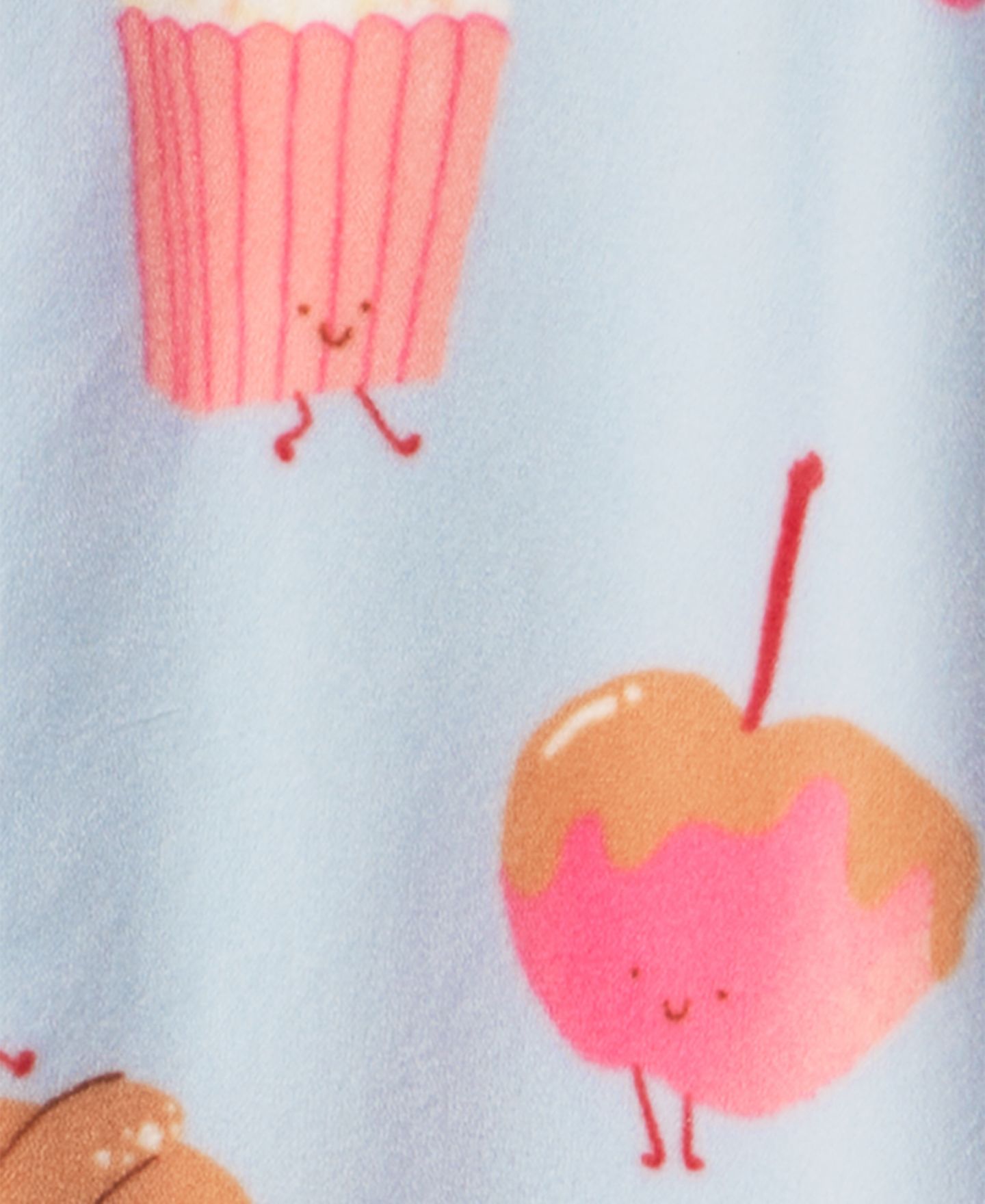 Детская пижама с ножками Carter's Festival Treats DreamPlush на двусторонней молнии, цвет: Синий — фото 4