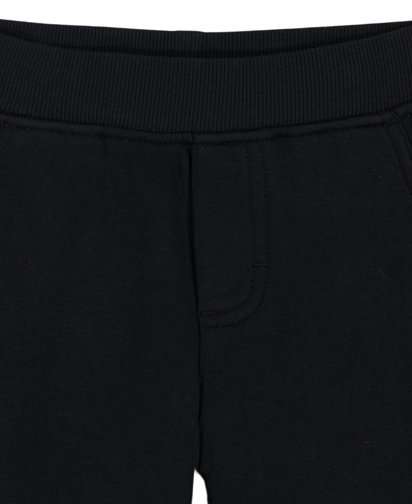 Детский комплект Calvin Klein: полосатый флисовый свитшот и джоггеры, 2T-7, цвет: Красный / Чёрный — фото 3