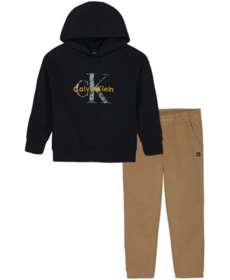 Boys' 2T-7 Fleece Long-Sleeve Hoodie and Jogger, 2-Piece Set