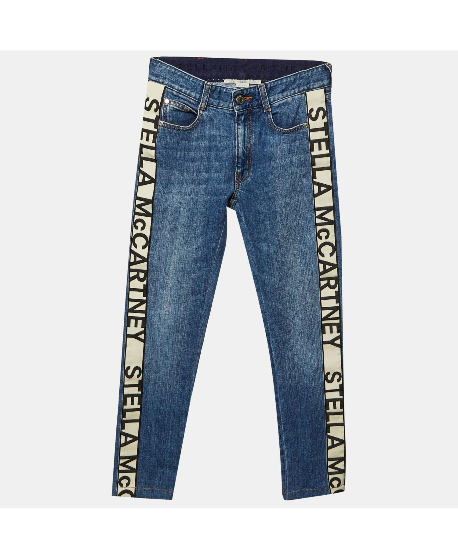 Women's Denim Logo Tape Detail Skinny Jeans